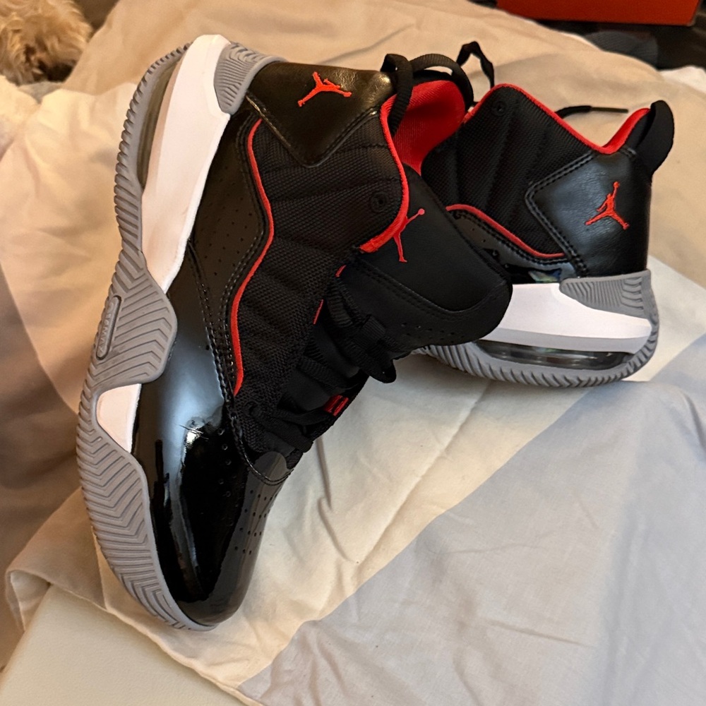 Jordan Kids Sneakers Black and Red